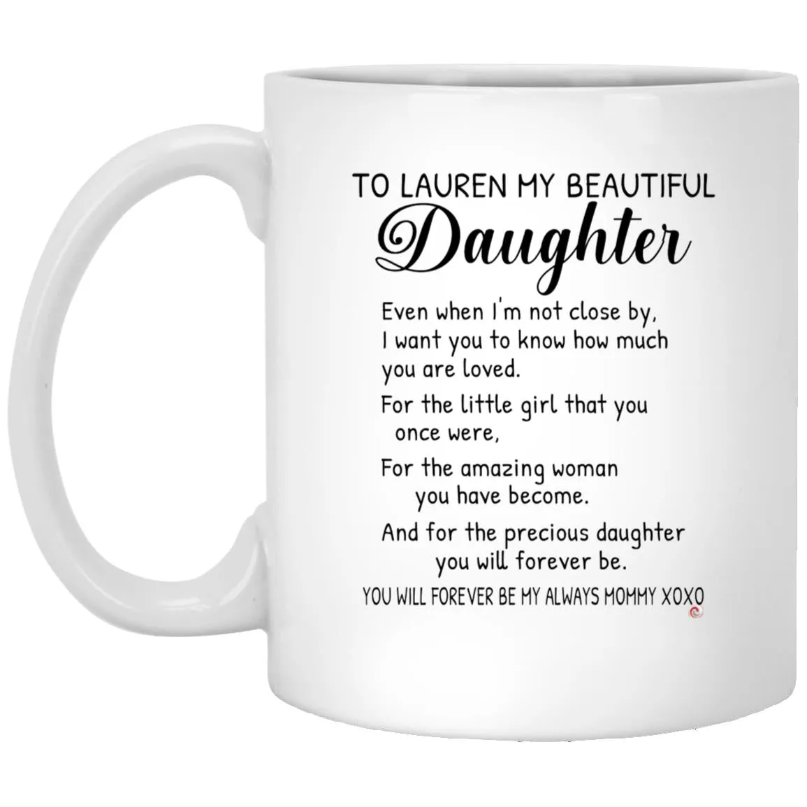 113-0082978-0750675 via LAUREN XP8434 11oz White Mug