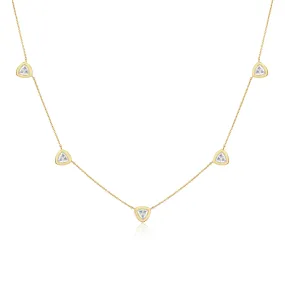 14k Trillion Station Necklace