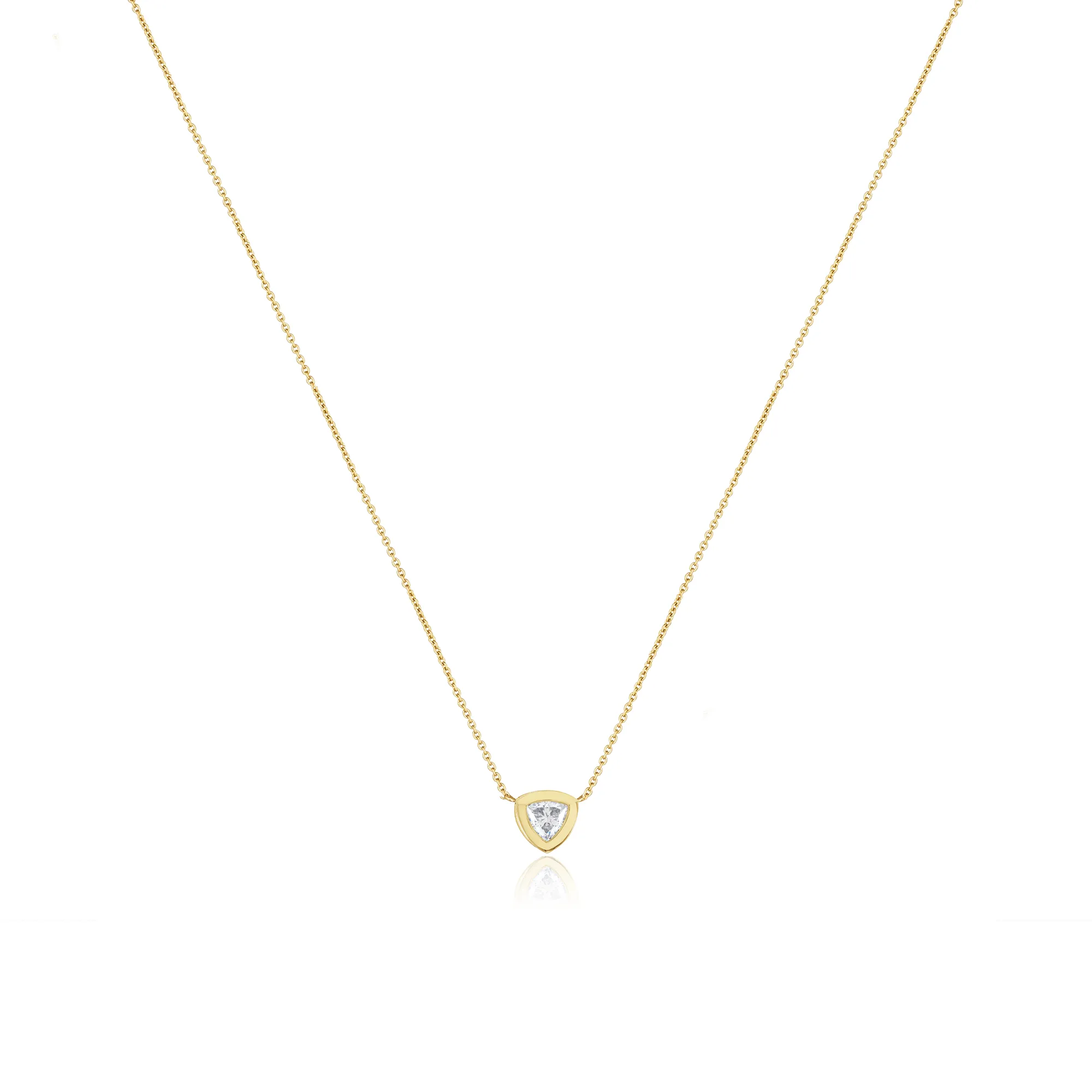 14k Trillion Station Necklace