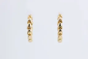 18k Yellow Gold Hoop Earrings (11.09g.)