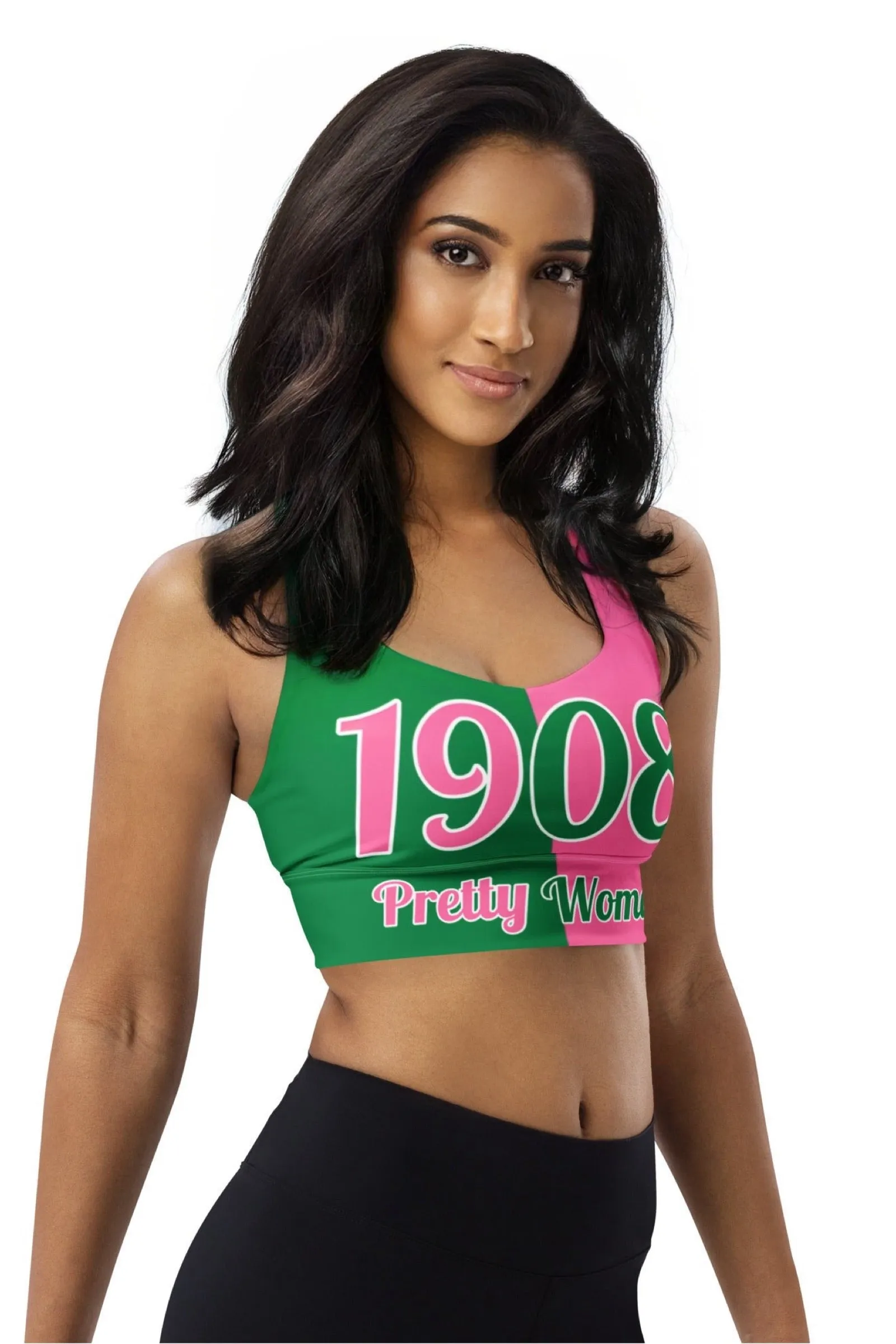 1908 Color Block Sports Bra