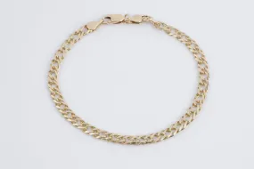 8" 14k Yellow Gold Chain Bracelet (6.96g.)