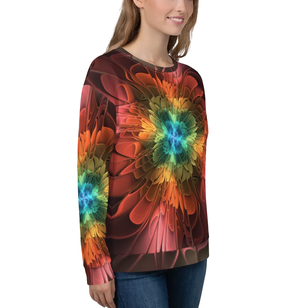 Abstract Flower 03 Unisex Sweatshirt