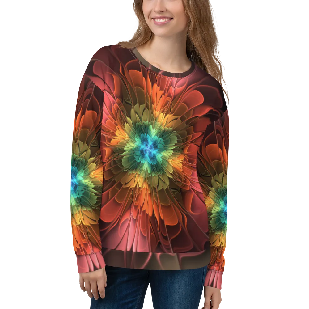 Abstract Flower 03 Unisex Sweatshirt