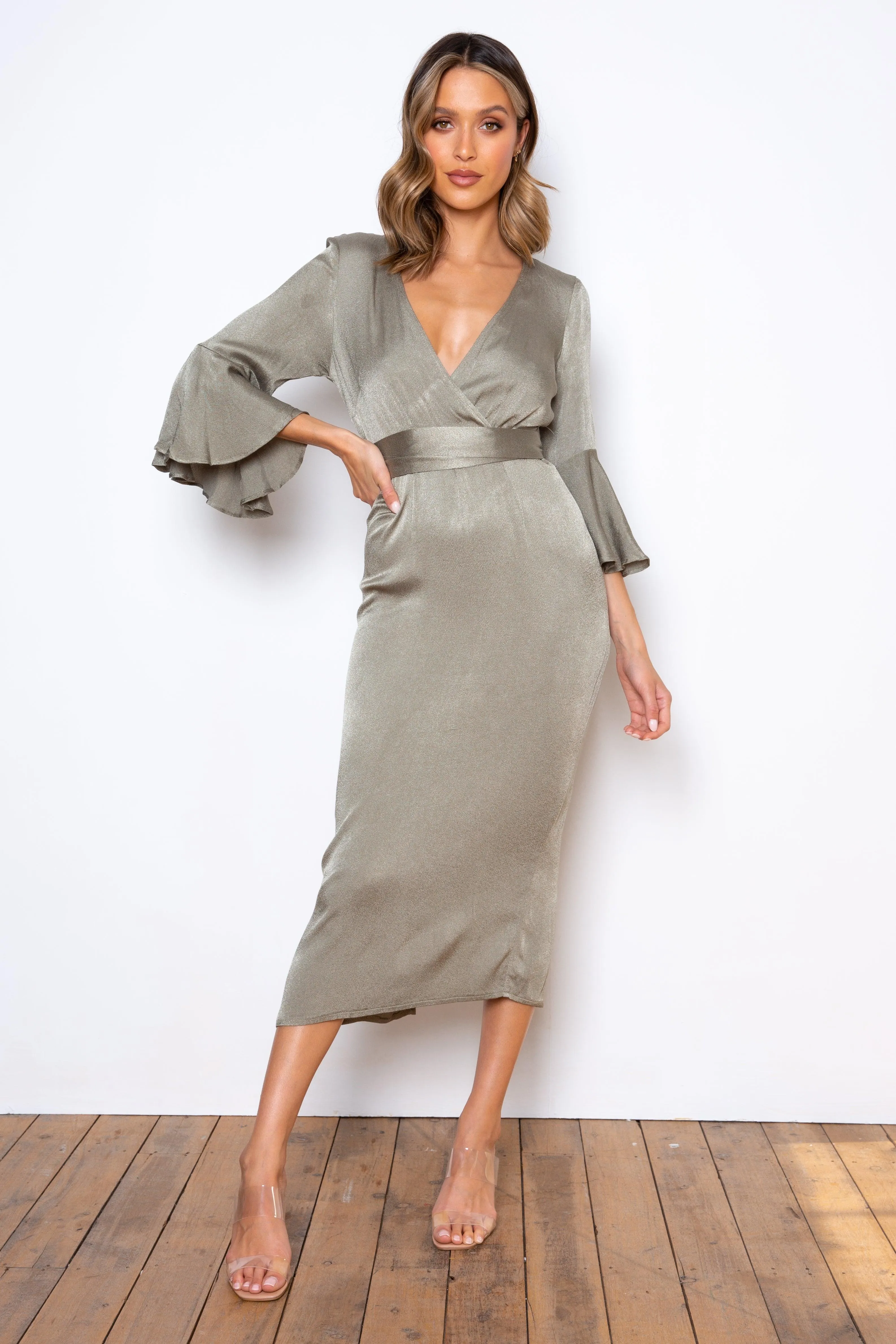 Adira Dress - Olive