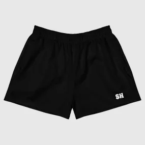 All-Over Print Unisex Athletic Shorts - Black