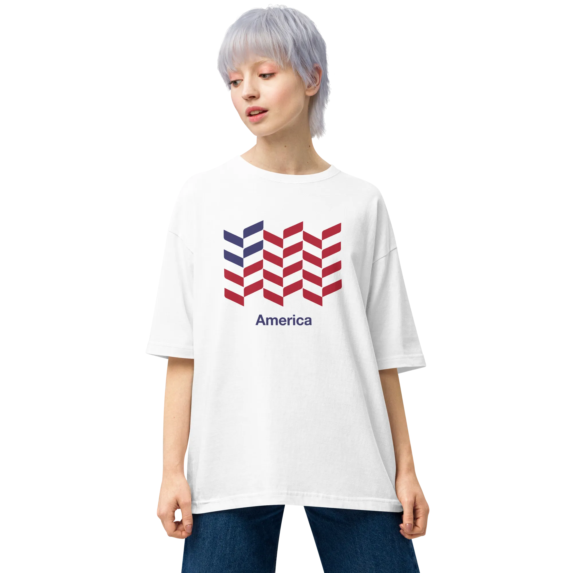 America "Barley" Unisex Oversized T-Shirt