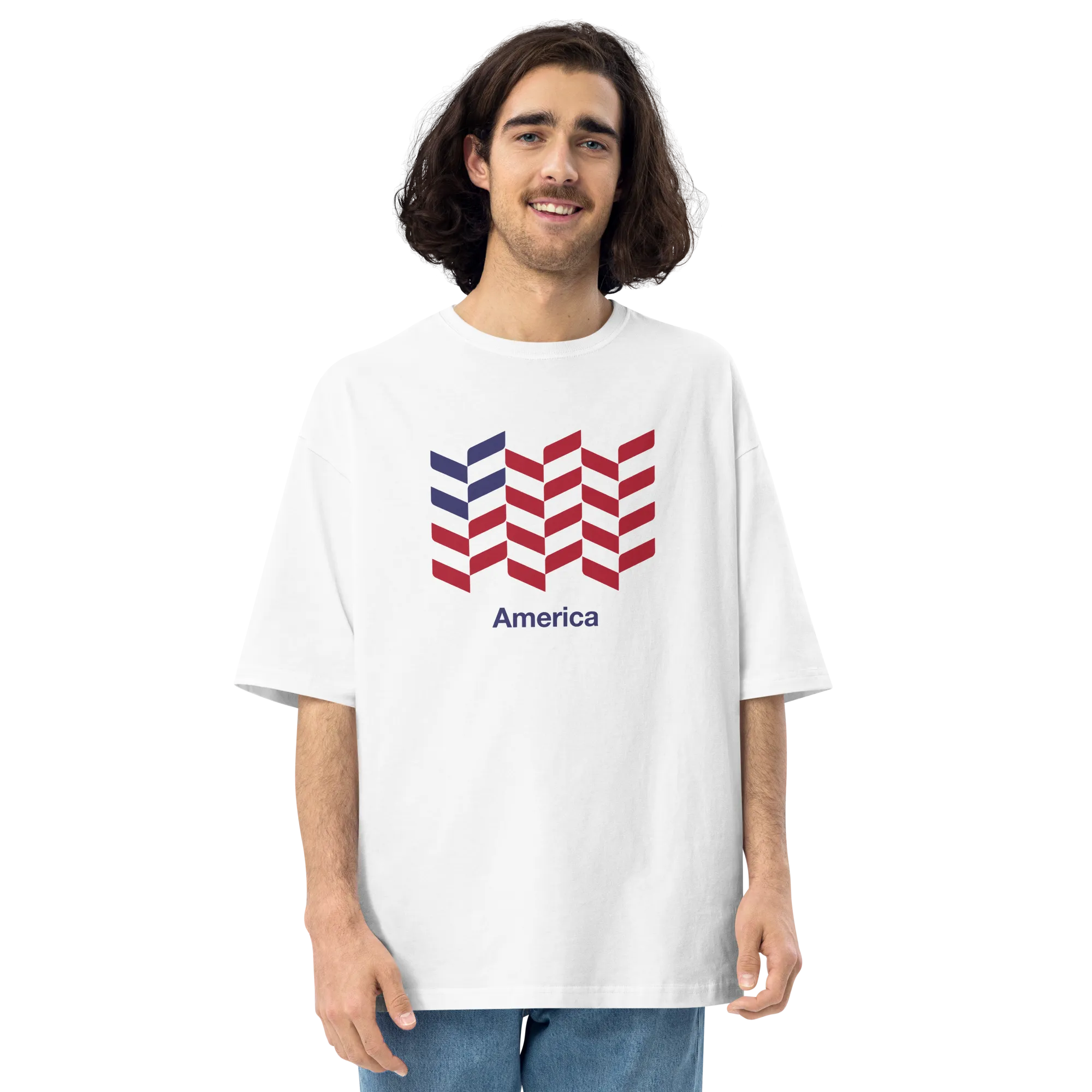 America "Barley" Unisex Oversized T-Shirt