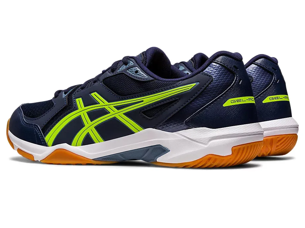 Asics Gel Rocket 10 Badminton Shoes | Midnight/Hazard Green