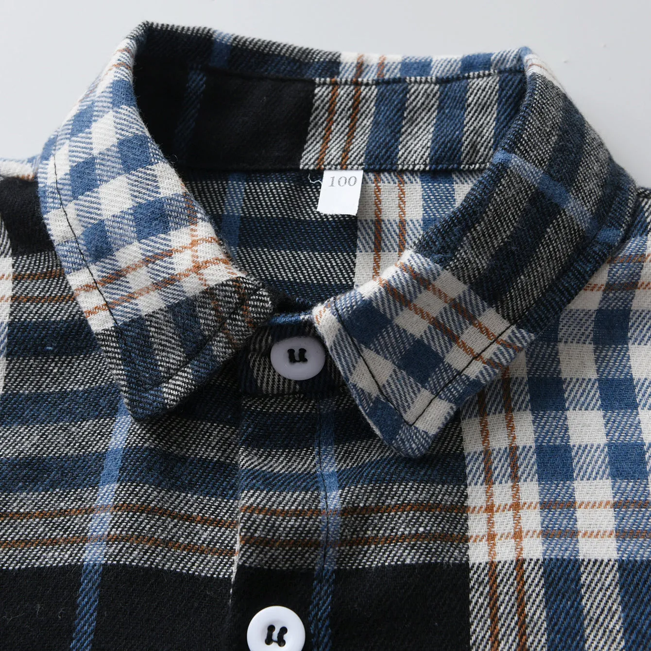 Baby Kid Boys Color-blocking Checked Shirts Wholesale 23082865