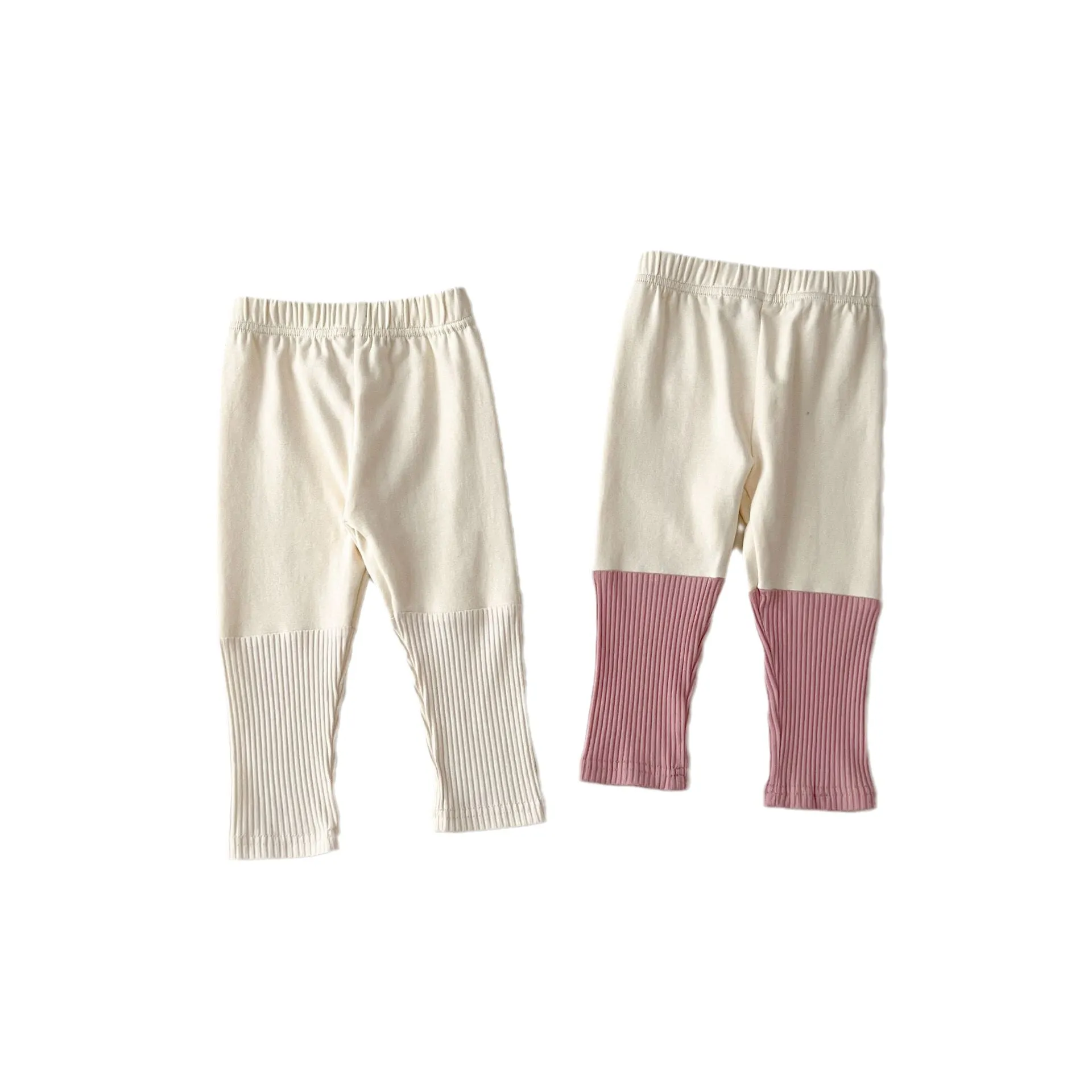 Baby Kid Girls Color-blocking Pants Wholesale 23113059