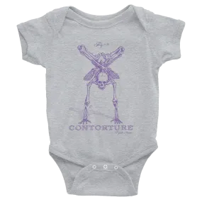 BABY Short Sleeve Bodysuit: Black Sabbath Purple