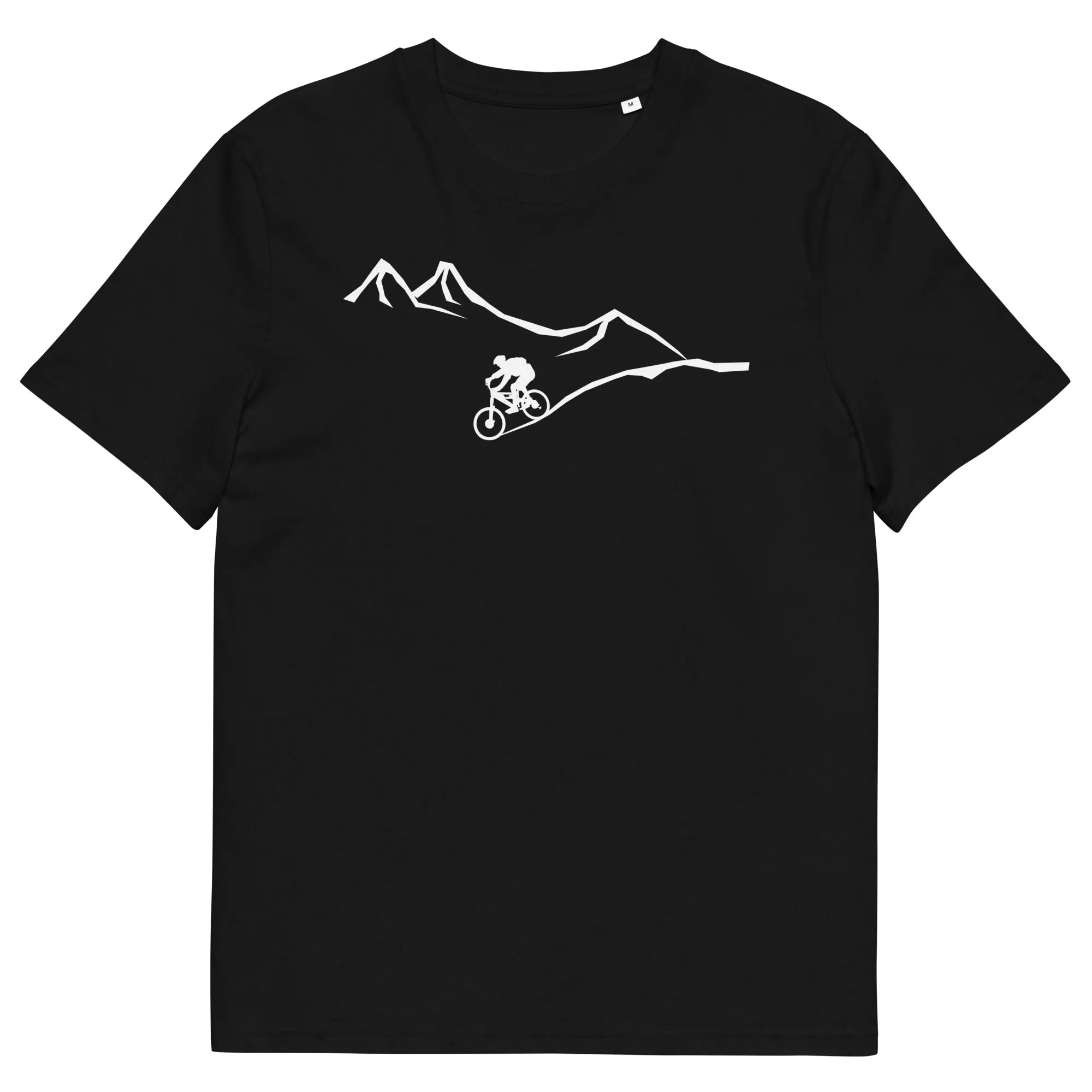 Berge - Kurve Linie - Radfahren -   - Unisex Organic Cotton T-Shirt | Stanley/Stella STTU755