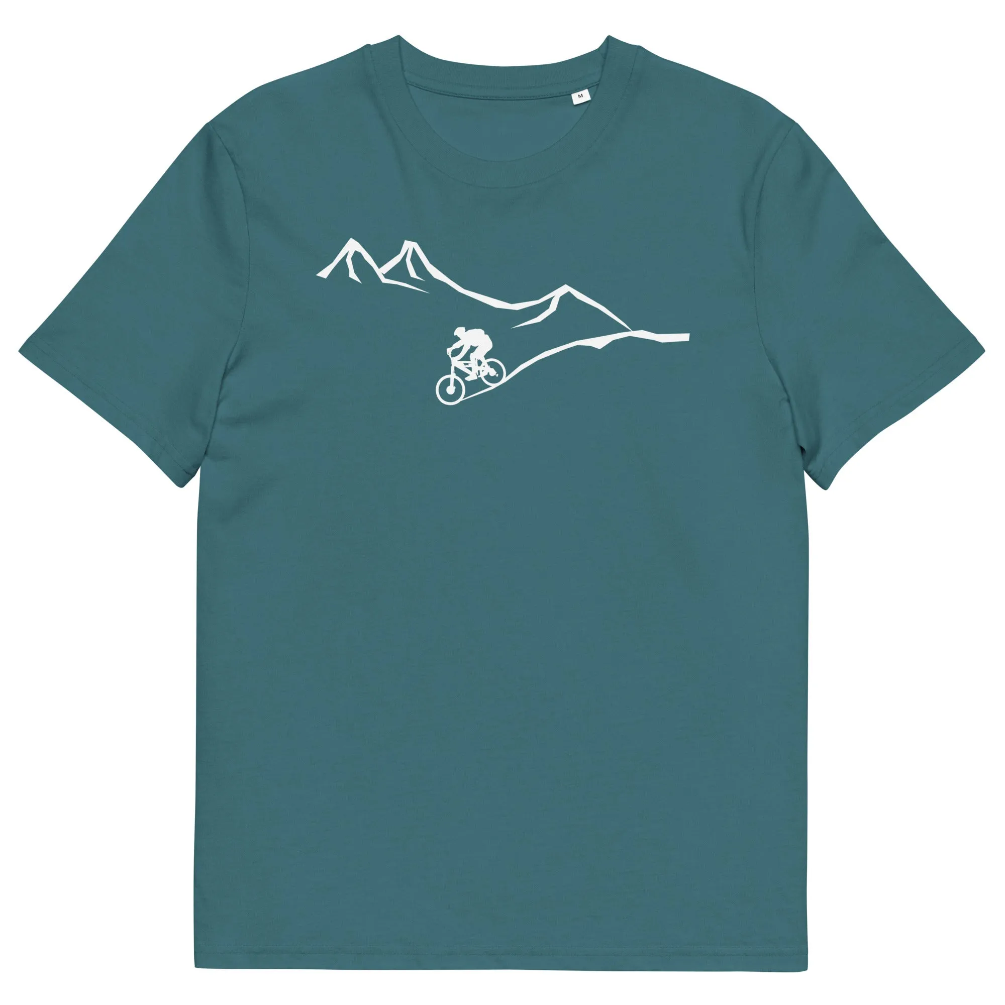 Berge - Kurve Linie - Radfahren -   - Unisex Organic Cotton T-Shirt | Stanley/Stella STTU755