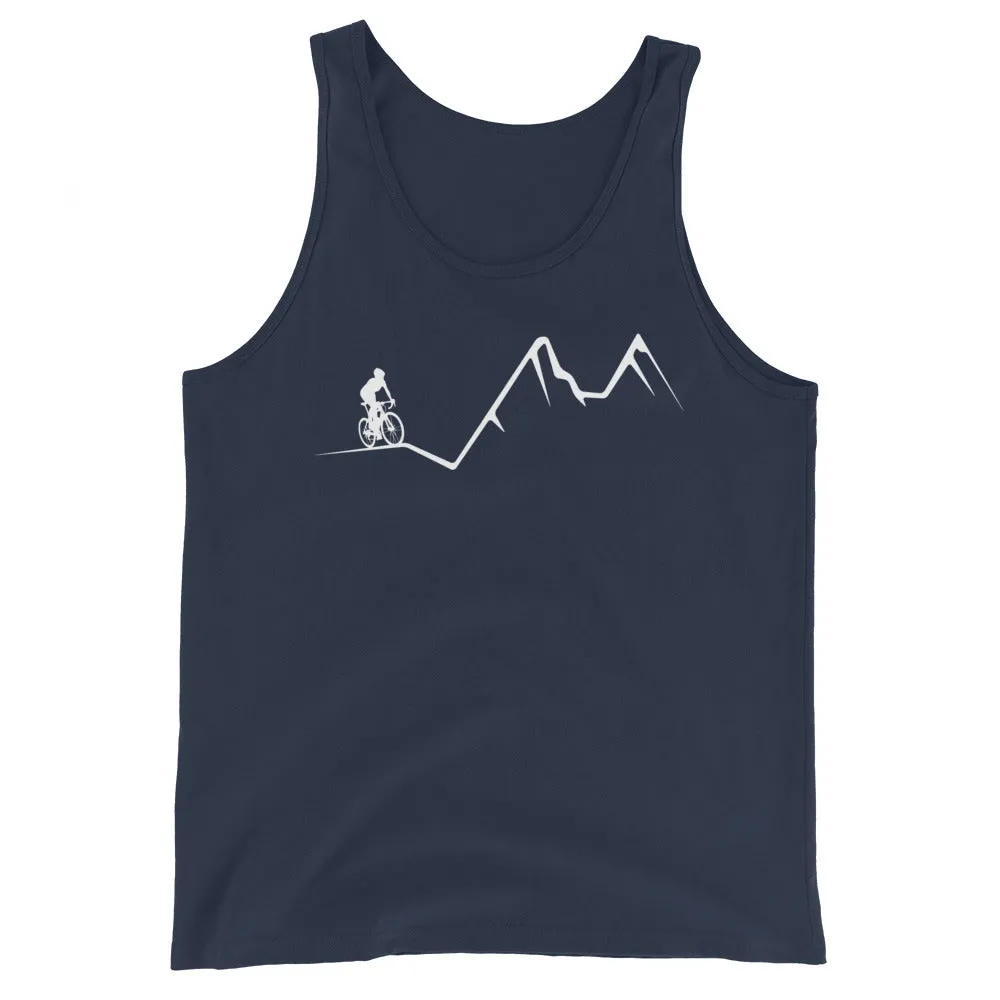 Berge - Radfahren - (F) (12) - Men’s Staple Tank Top | Bella   Canvas 3480