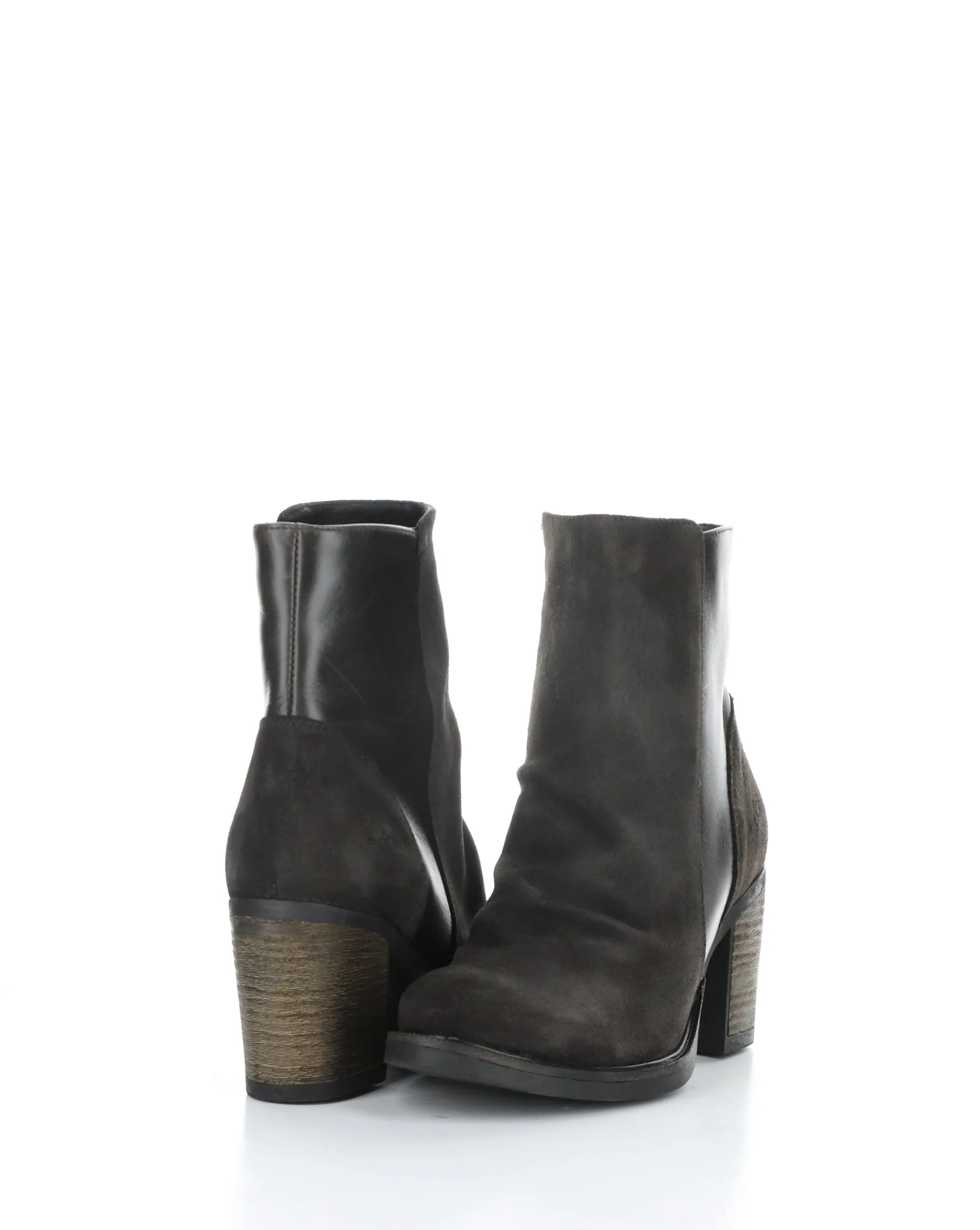 BIBOS GREY Round Toe Boots