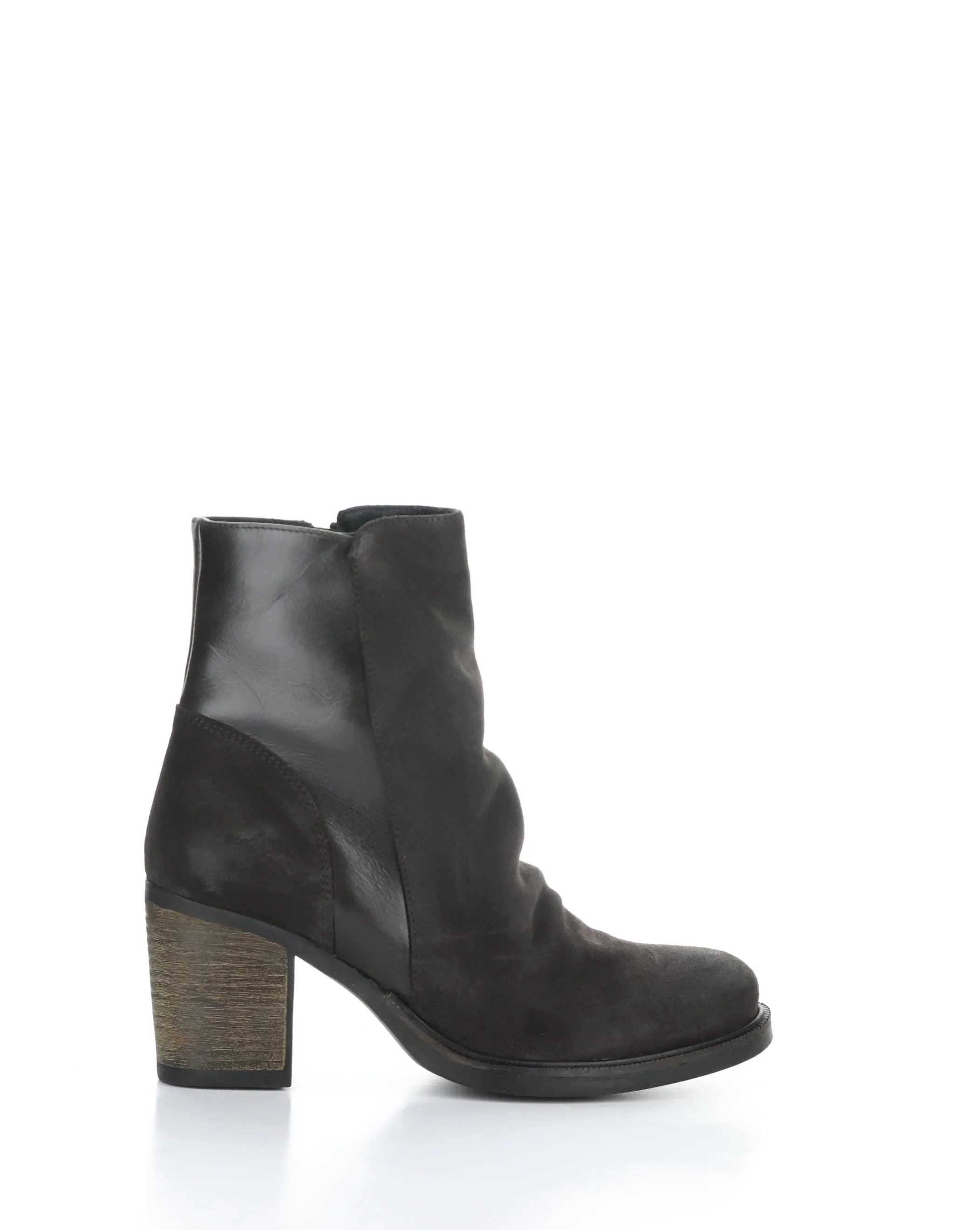 BIBOS GREY Round Toe Boots