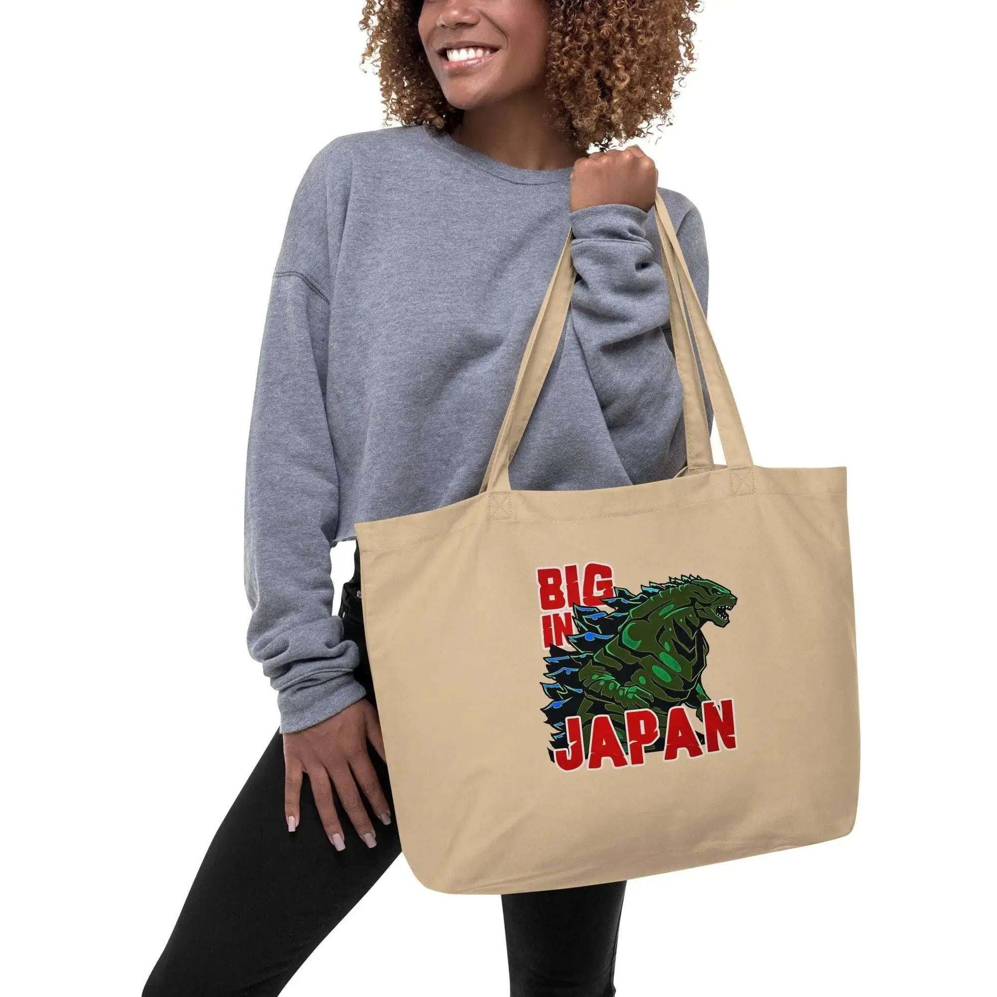 Big In Japan! Large organic tote bag