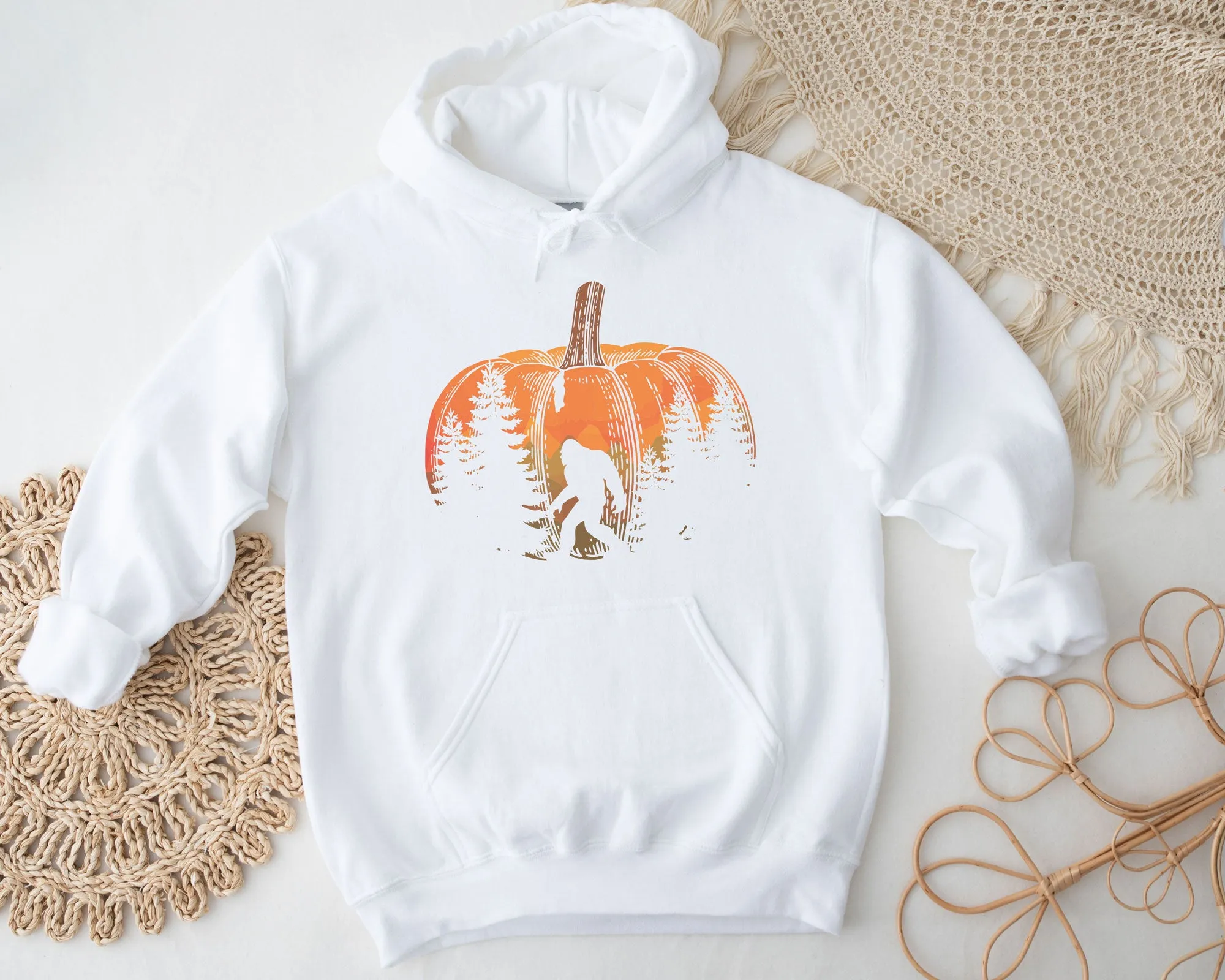 Bigfoot Pumpkin Hoodies