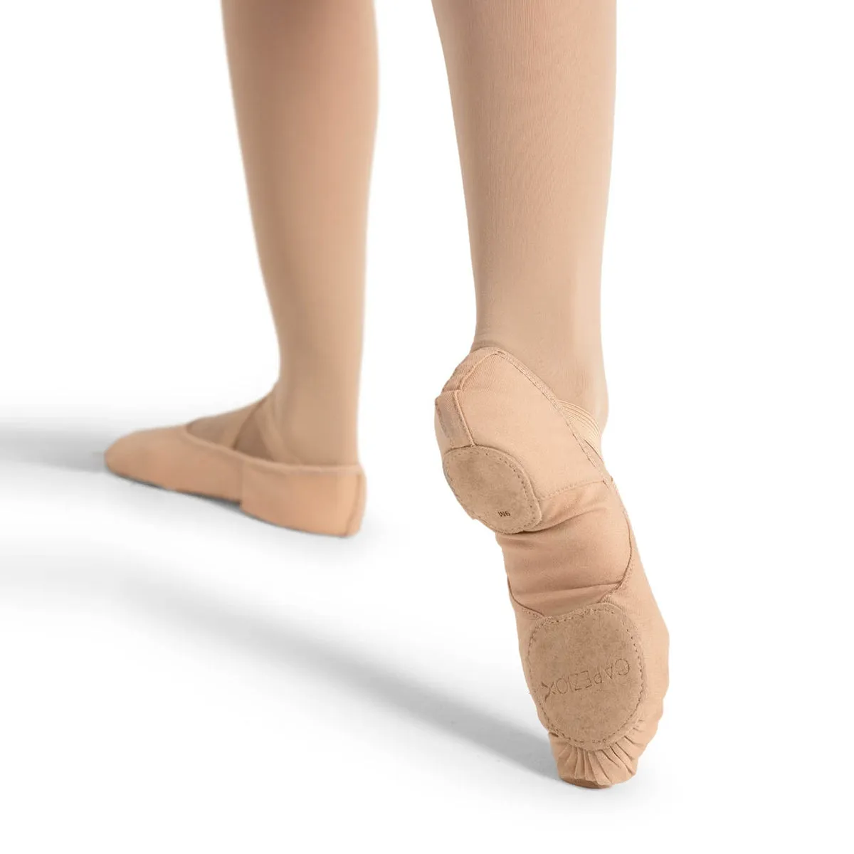 Capezio Child's Hanami Stretch Canvas Ballet Slippers - Nude