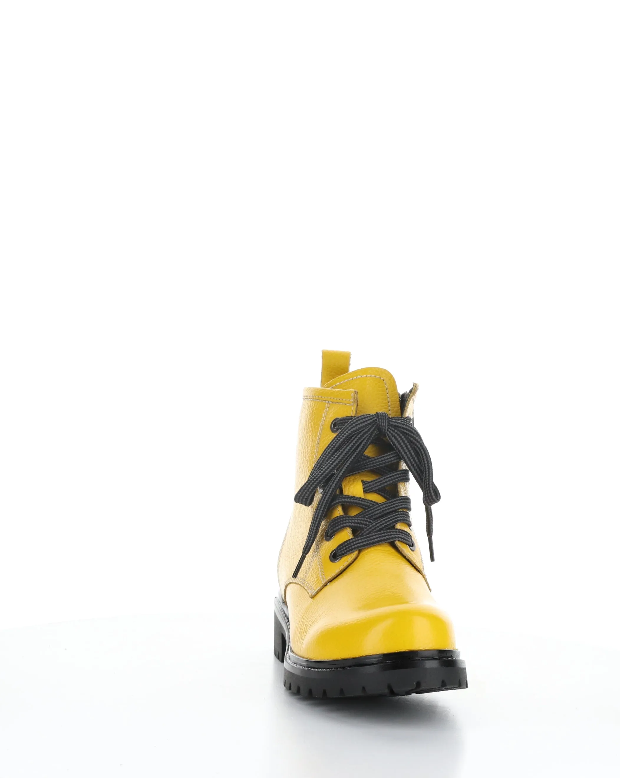 CARINAS MUSTARD Round Toe Boots