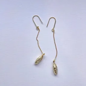 Cast Cardamom  Dangle Earrings