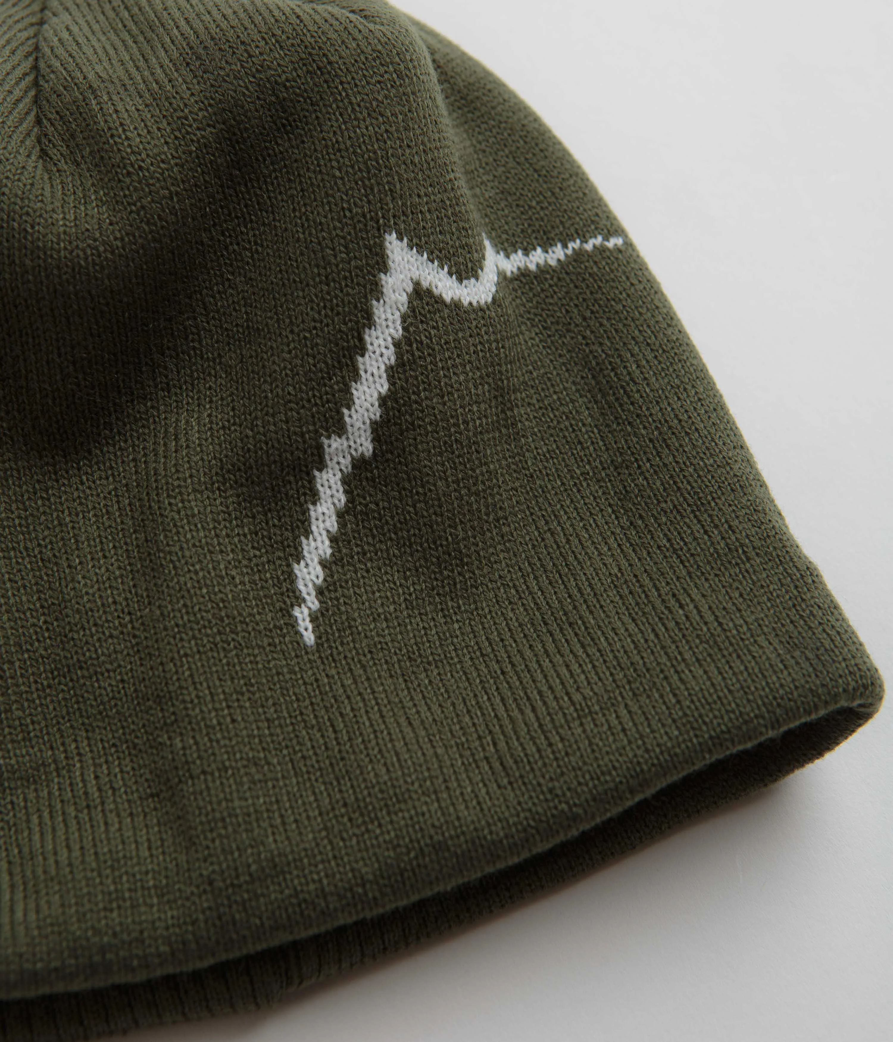 Cayl Short Logo Beanie - Olive