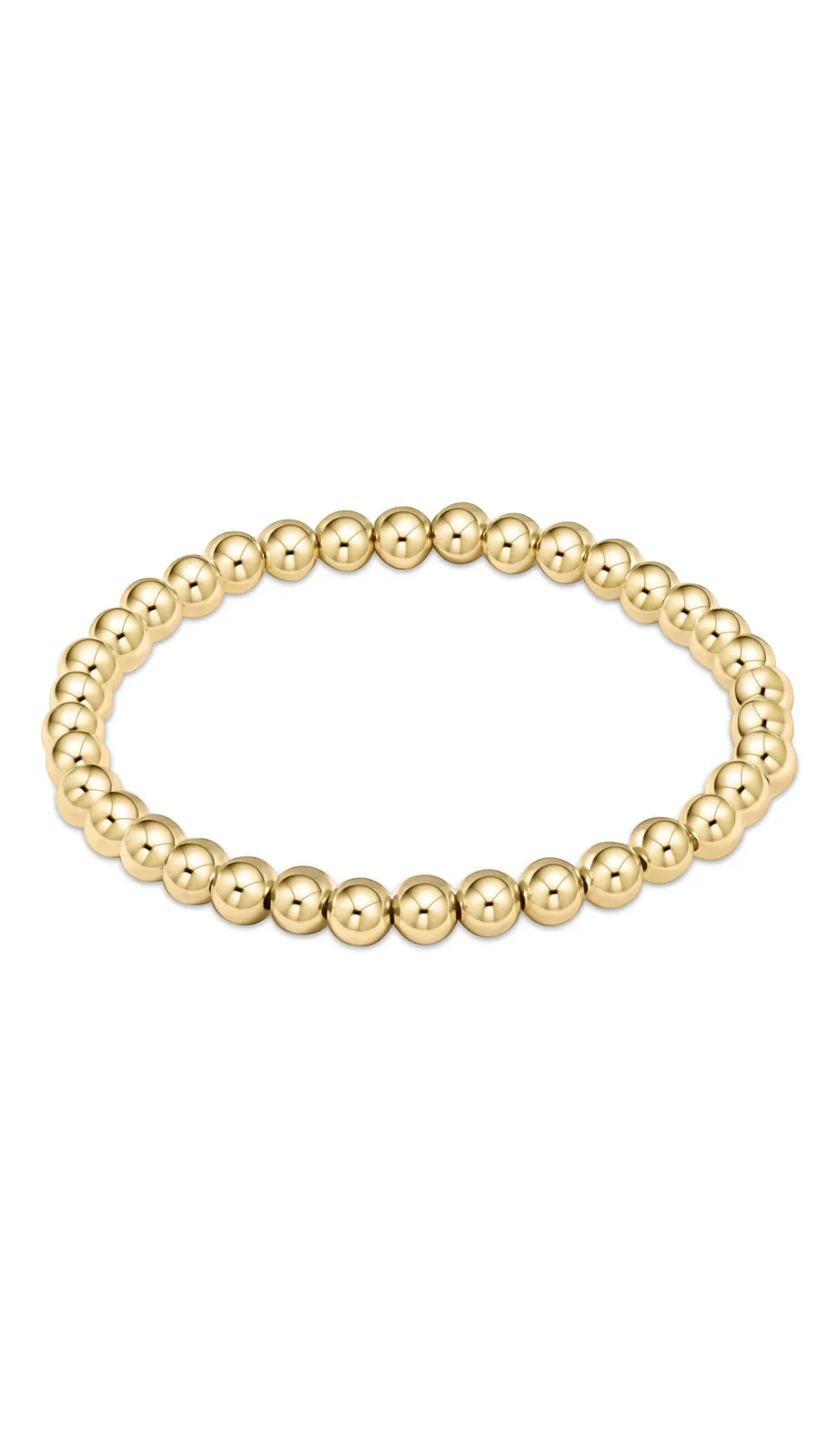 CLASSIC GOLD 6MM BEAD BRACELET