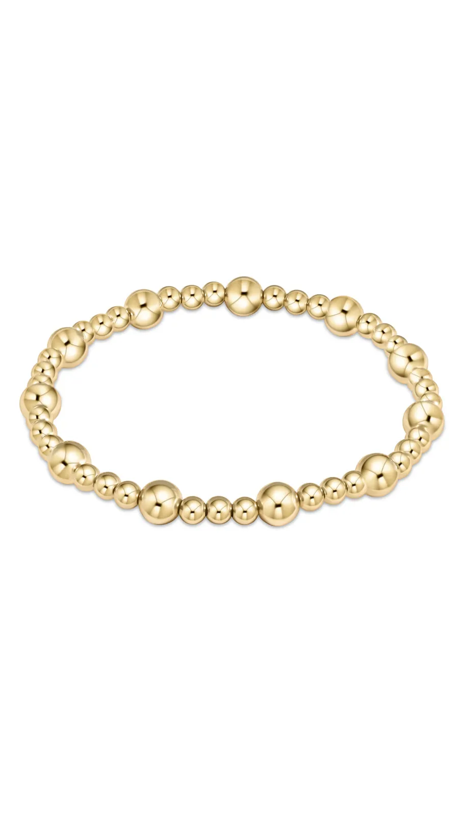 CLASSIC GOLD SINCERITY 6MM BEAD BRACELET