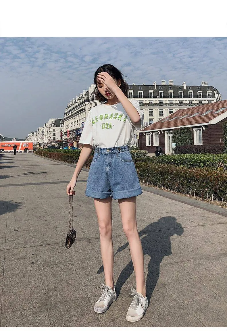 Classic Harajuku Jean Shorts