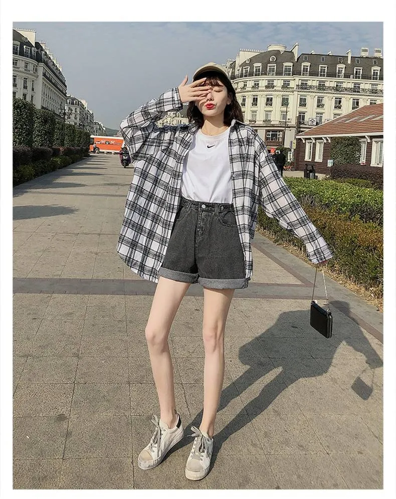 Classic Harajuku Jean Shorts