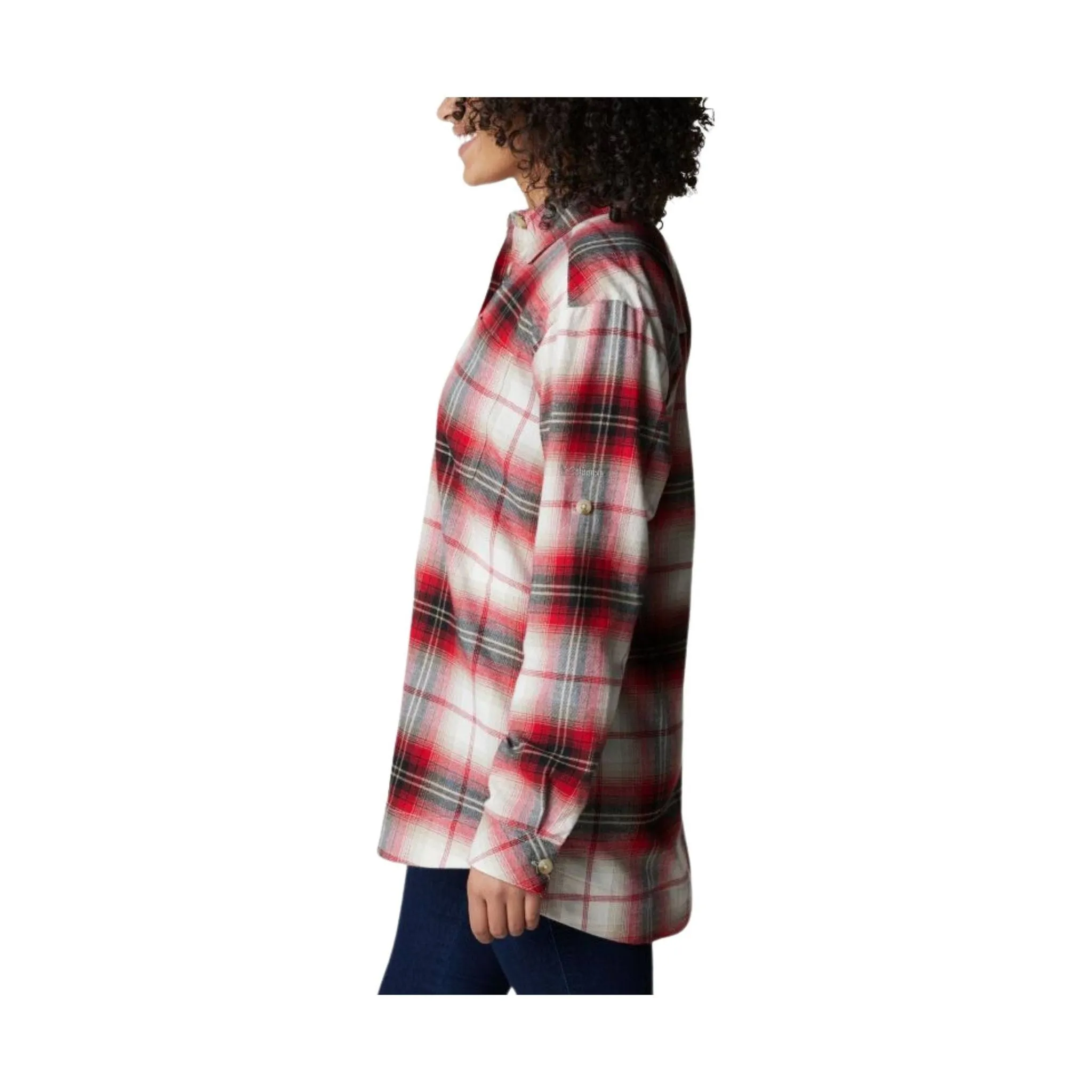 Columbia Women's Holly Hideaway Flannel Shirt - Chalk Ombre