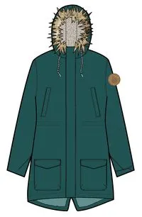 Cordova Bay Sherpa Lined Recycled Jacket - Storm Green