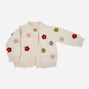 Cotton Flower Cardigan