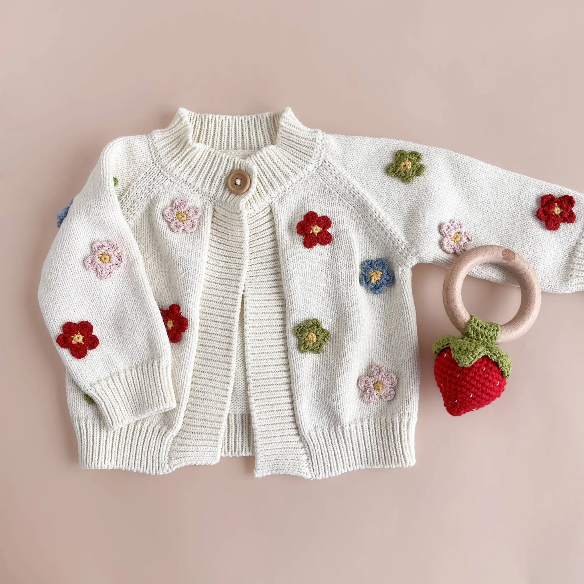 Cotton Flower Cardigan