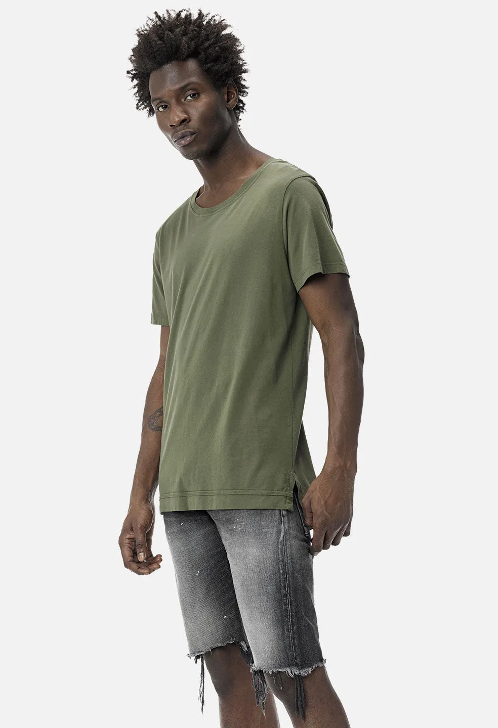 Cotton Mercer Tee / Army