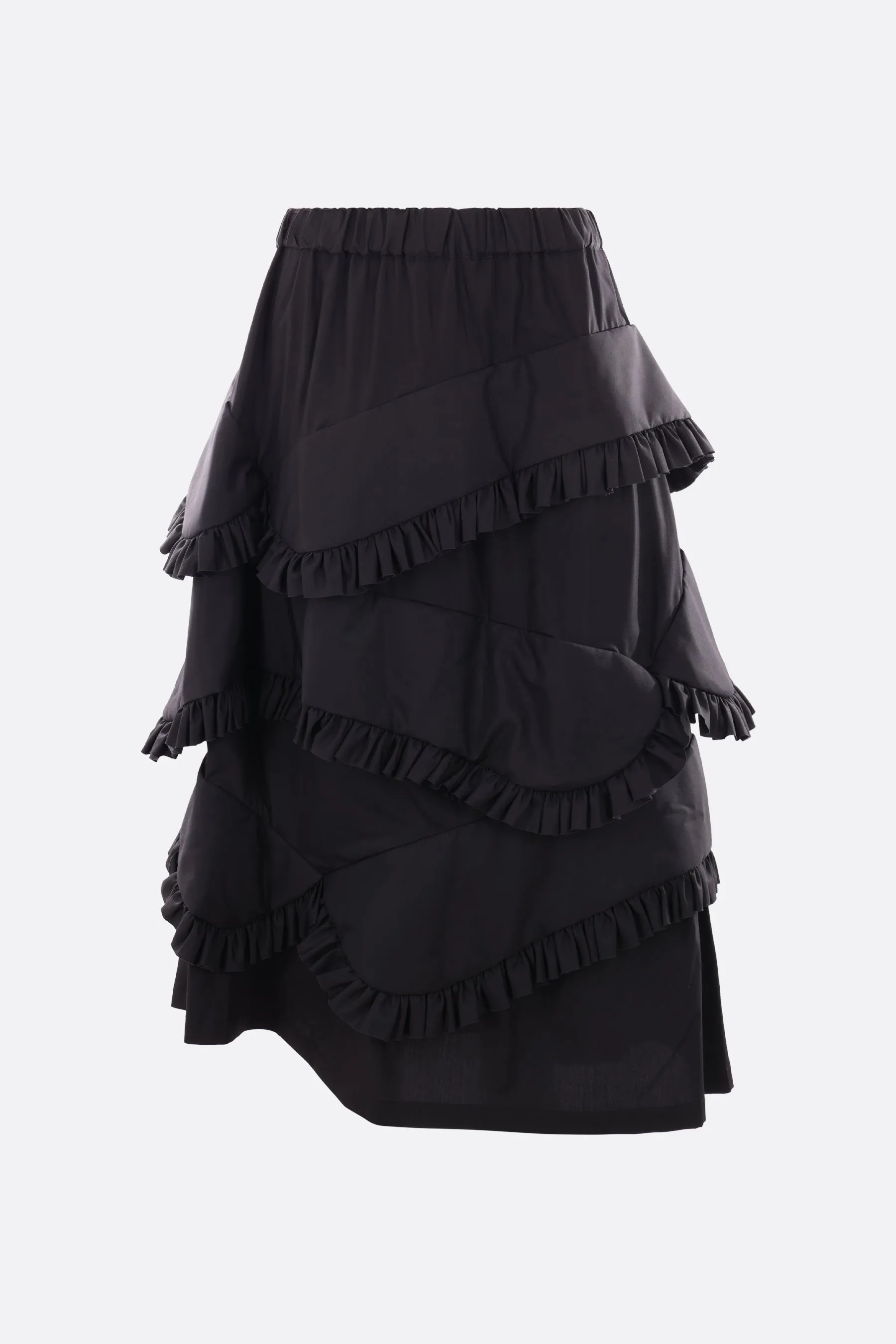 cotton midi skirt