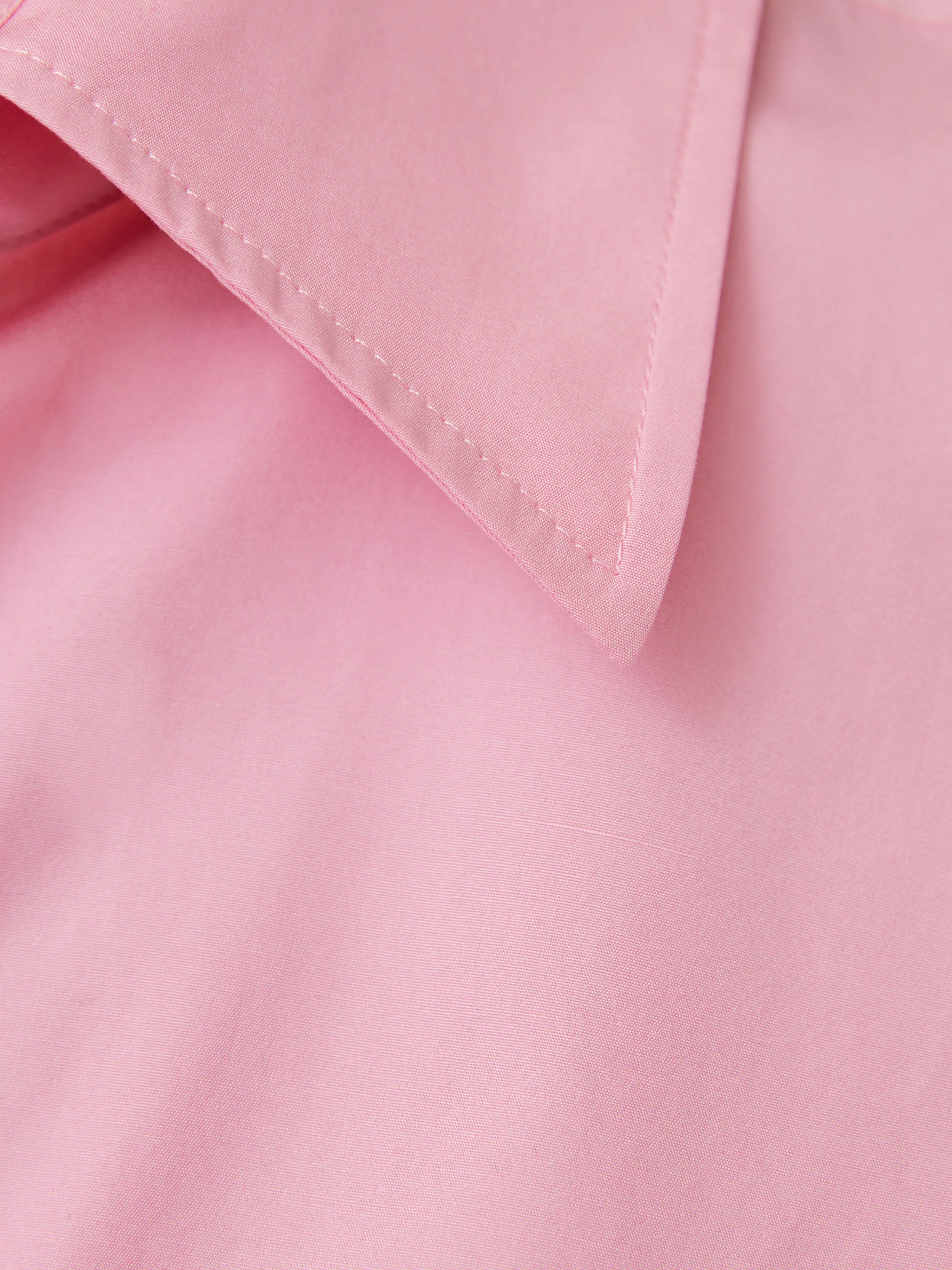 Cotton Poplin Shirt | Pink