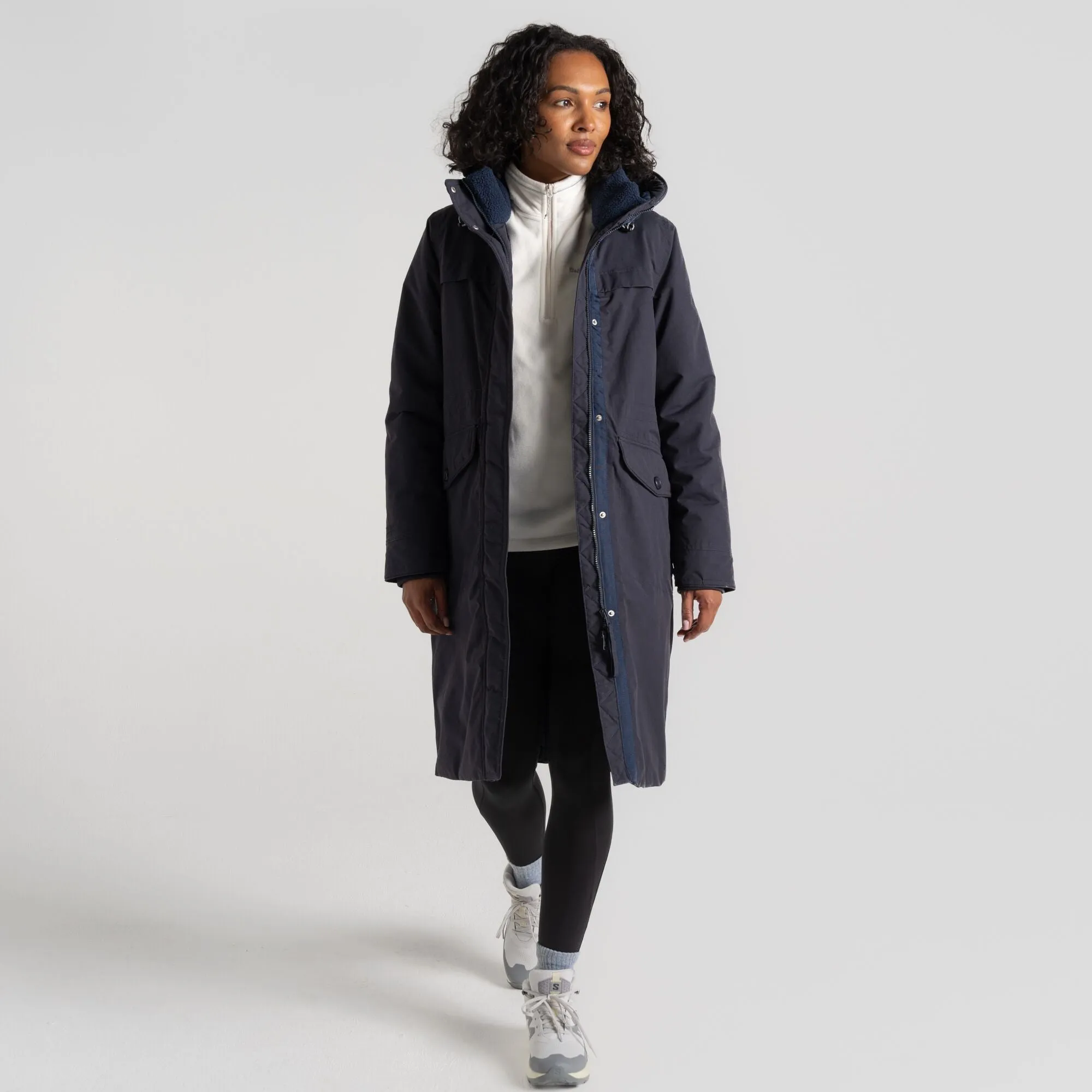 Craghoppers Women's Tyndal Waterproof Insulated Parka (Dark Navy)