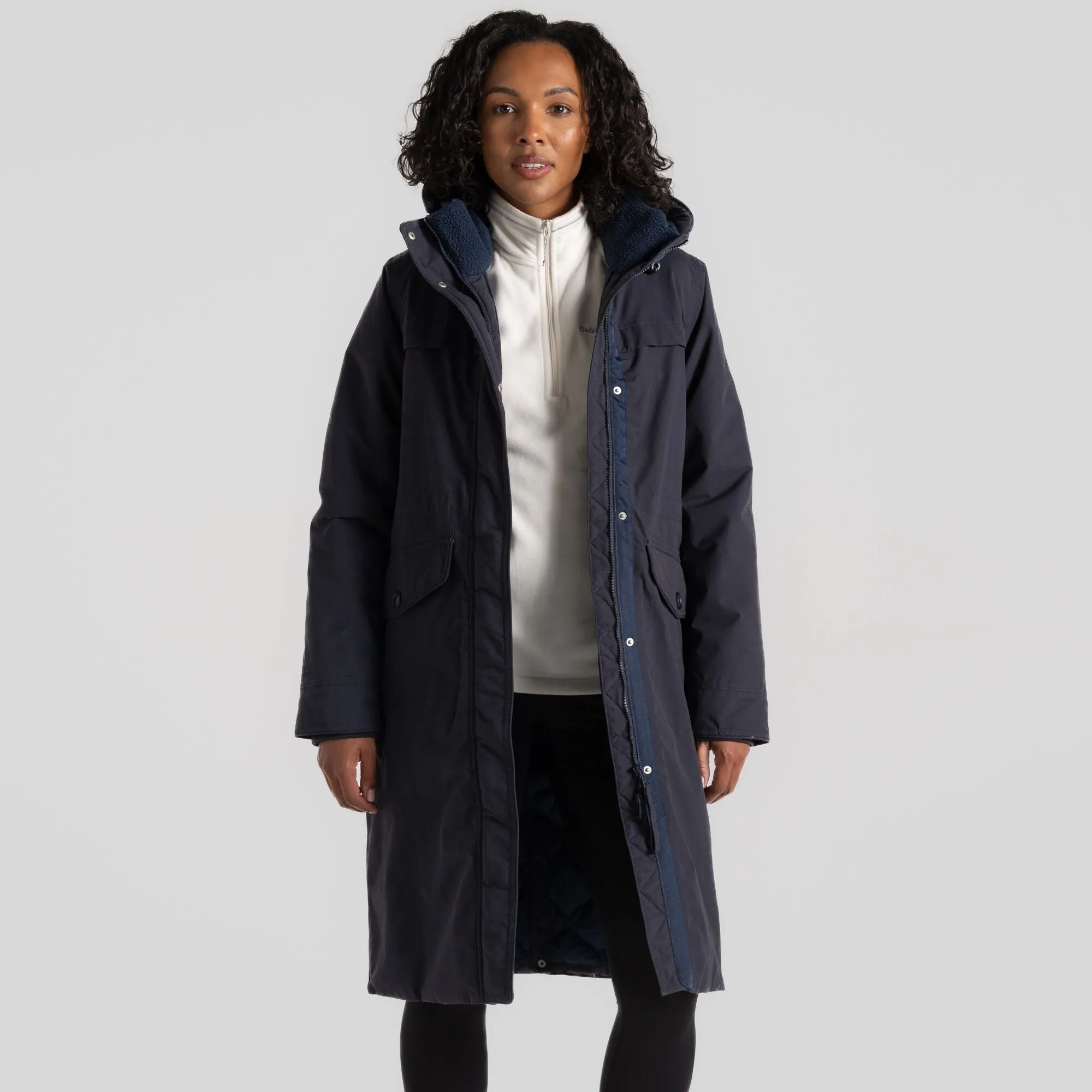 Craghoppers Women's Tyndal Waterproof Insulated Parka (Dark Navy)