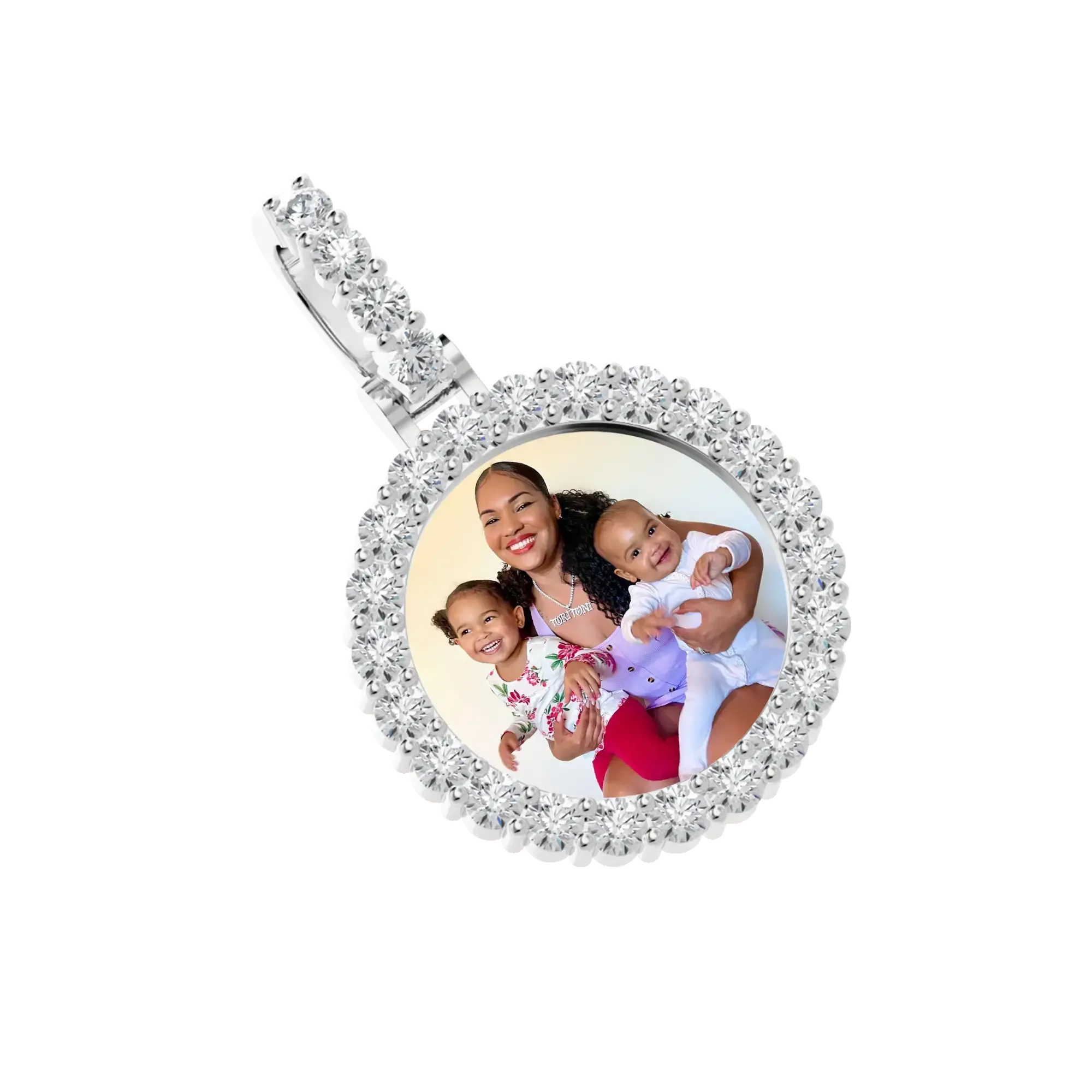 Custom Round Photo Pendant