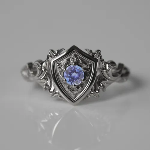 Custom Shield Ring  1147.00