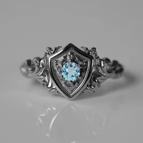 Custom Shield Ring  1524.00