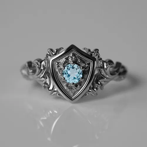 Custom Shield Ring  1524.00