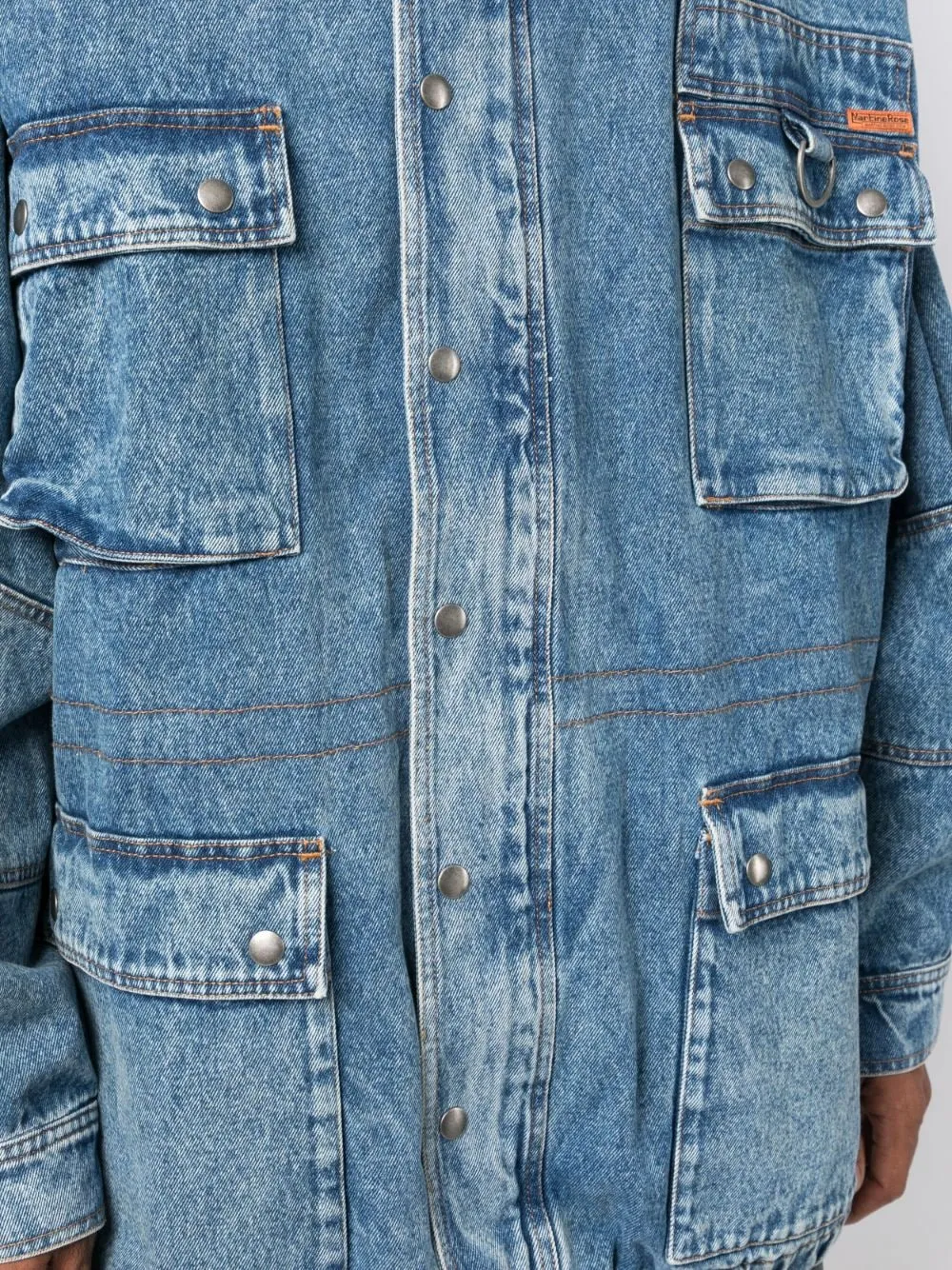 DENIM PARKA JACKET