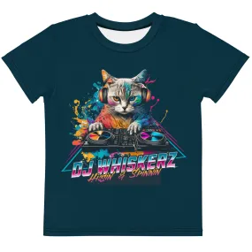 DJ Whiskers Kids crew neck t-shirt