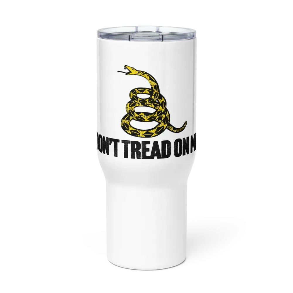 'Don't Tread on Me' Gadsden Snake Travel Mug