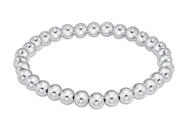 E Newton Classic Sterling Bead Bracelet