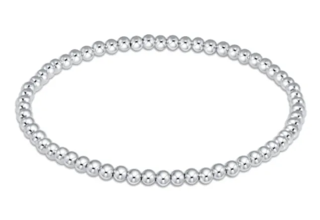 E Newton Classic Sterling Bead Bracelet