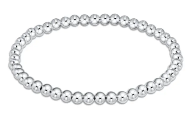 E Newton Classic Sterling Bead Bracelet